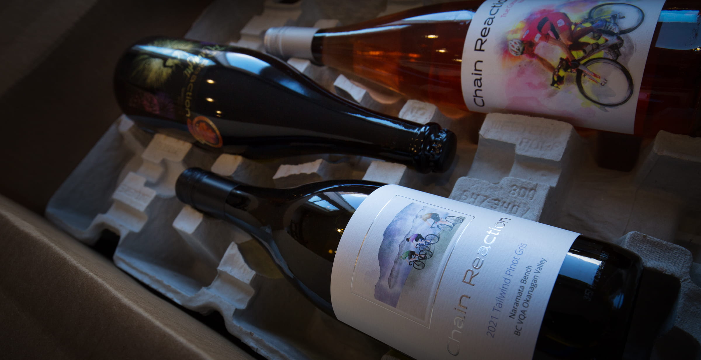 A Chain Reaction wine club shipment
